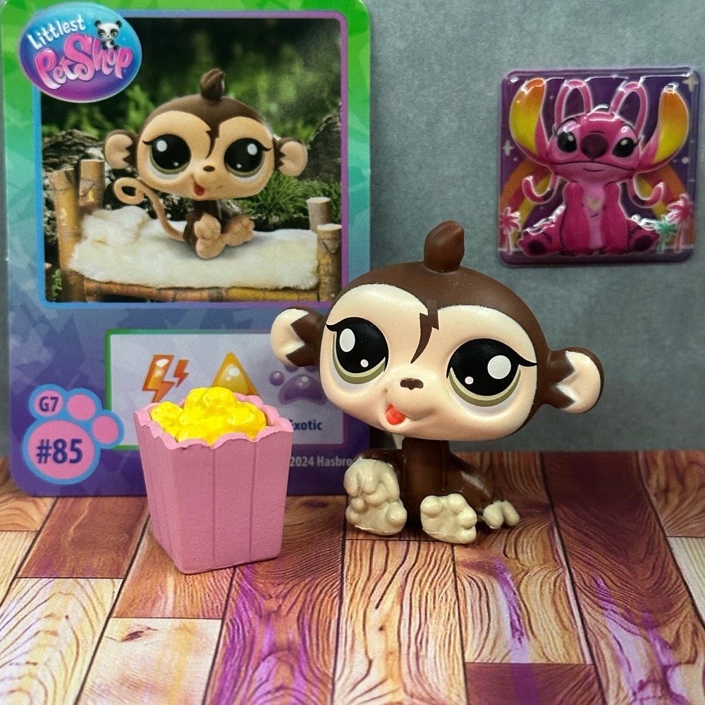 REAL littlest pet shop, series 2 blind box Monkey #85!!